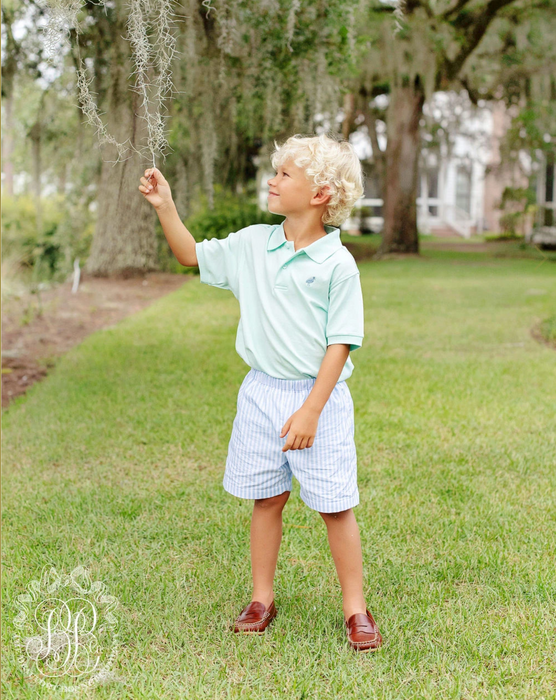 Boone Hall Blue Stripe Shelton Shorts