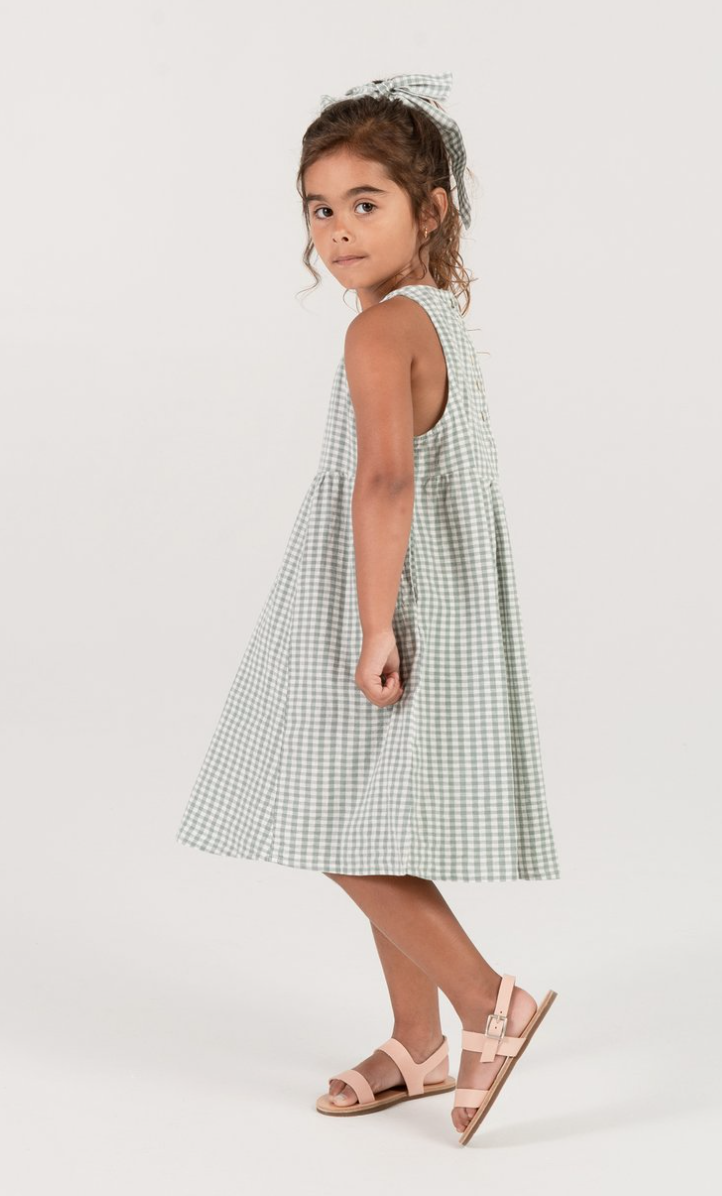 Rylee and Cru Gingham Zoe Maxi