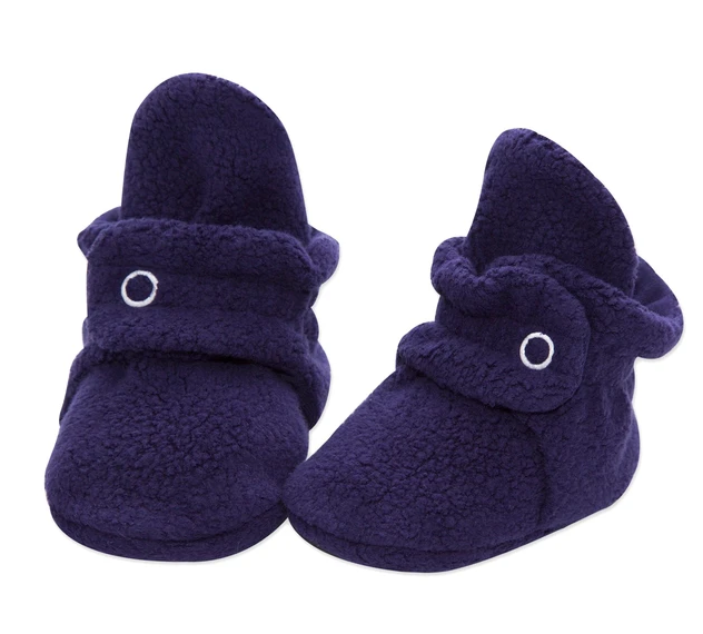 Fleece Zutano Booties | True Navy