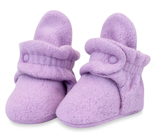 Fleece Zutano Booties | Lilac