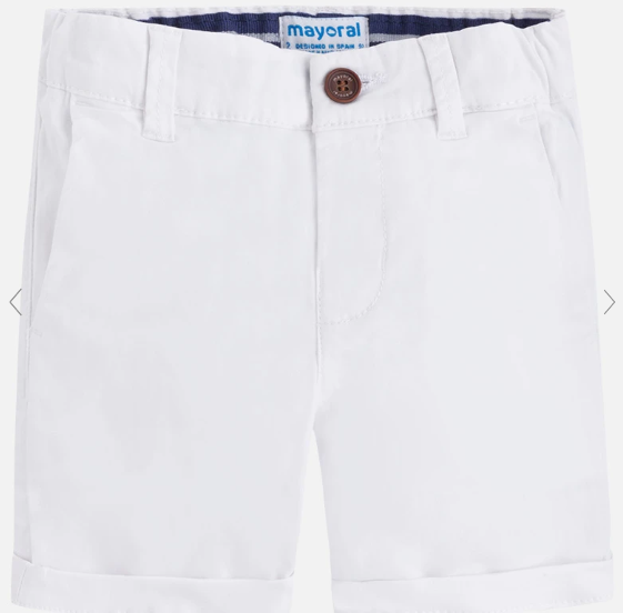 MYL White Chino Shorts