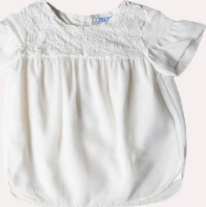 MYL White Floral Blouse