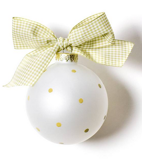 Silhouette Glass Ornament