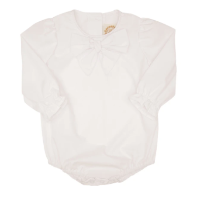 Beatrice Bow Blouse | Worth Avenue White