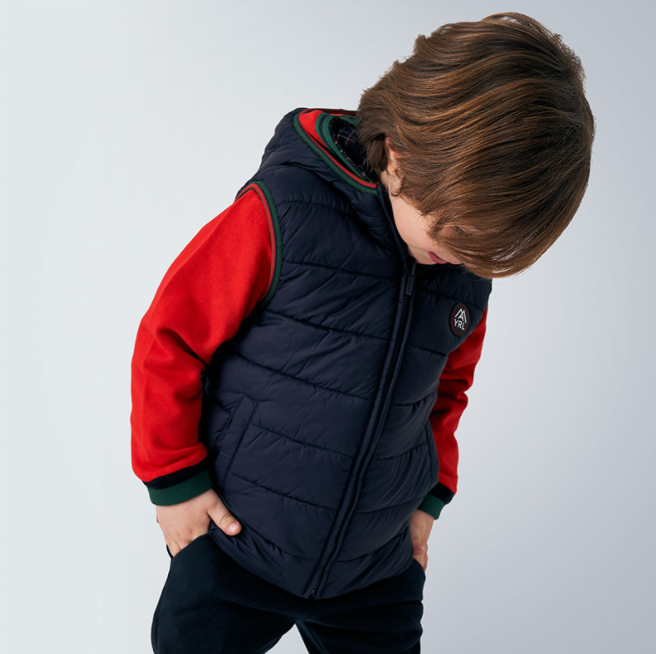 Boy Reversible Padded Vest (4336)