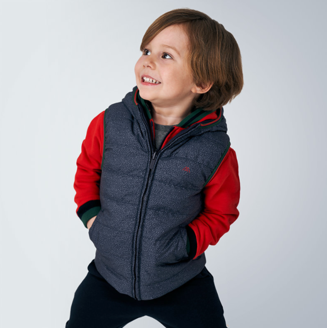 Boy Reversible Padded Vest (4336)