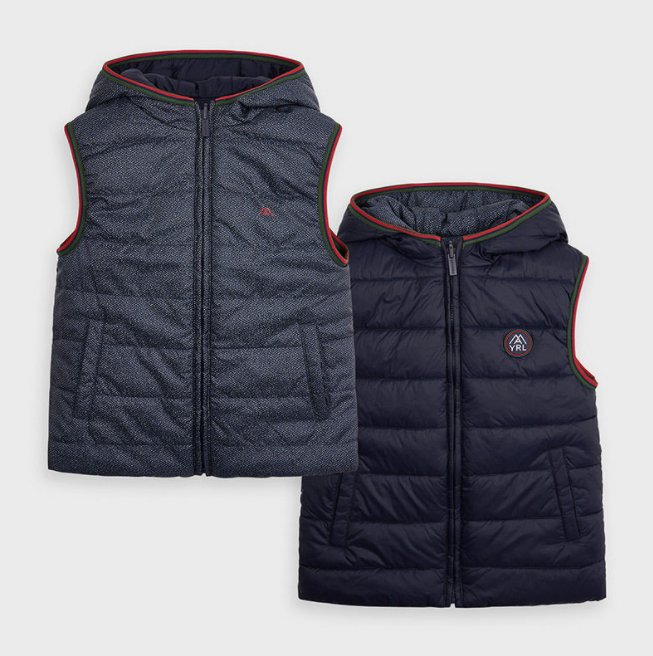 Boy Reversible Padded Vest (4336)
