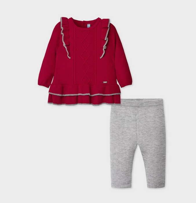 Baby Girl Legging & Sweater Set (2785)