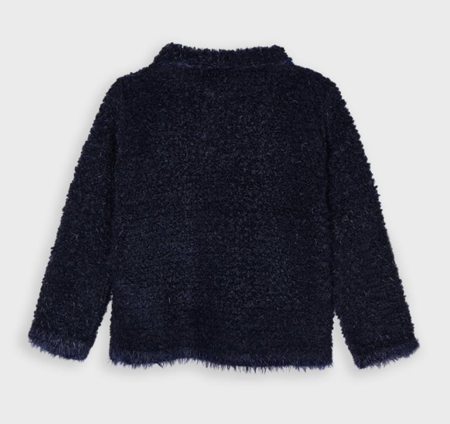 Girls Navy Blue Sweater (4346)