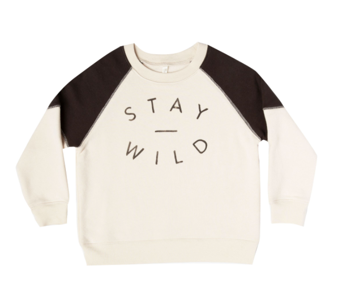 Stay Wild Raglan Sweatshirt