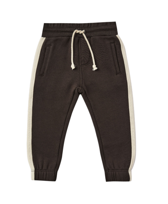 Vintage Black Fleece Jogger Pants