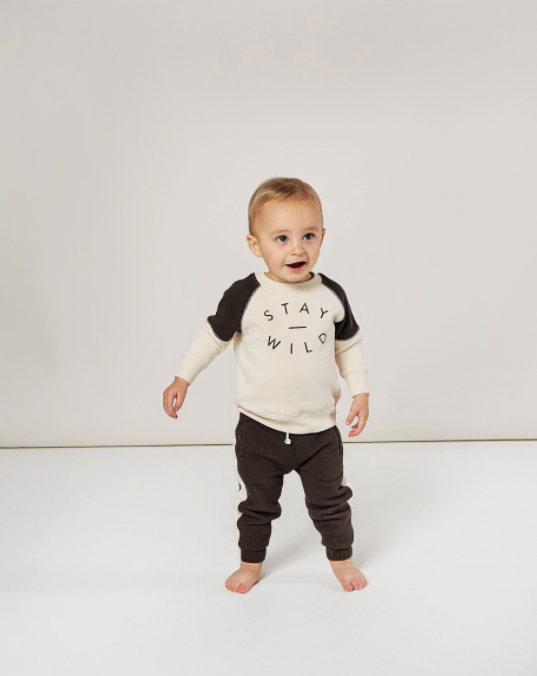 Stay Wild Raglan Sweatshirt