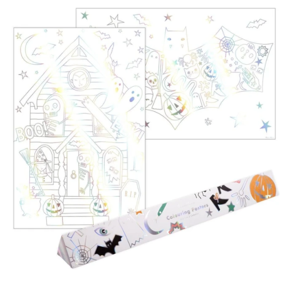Halloween Coloring Posters