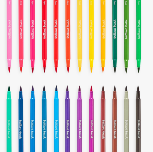 Brilliant Brush Markers