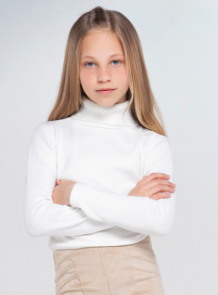 White Knit Turtleneck