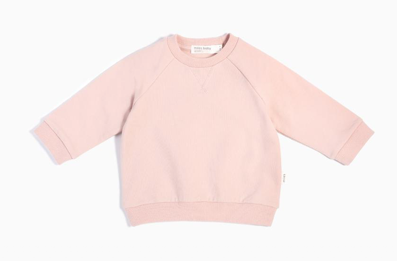 Light Pink Crew Neck Sweatshirt