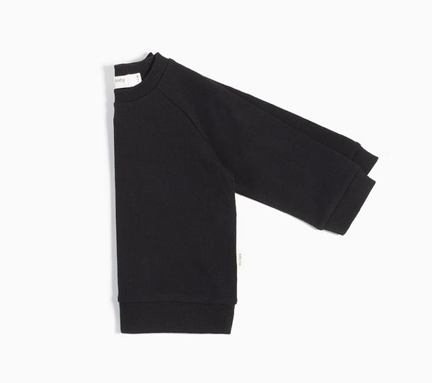 Black Crew Neck Sweatshirt