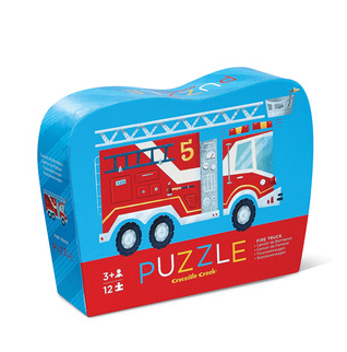 12 Piece Mini Puzzle-Fire Truck