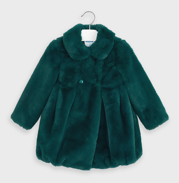 Emerald Green Fur Coat