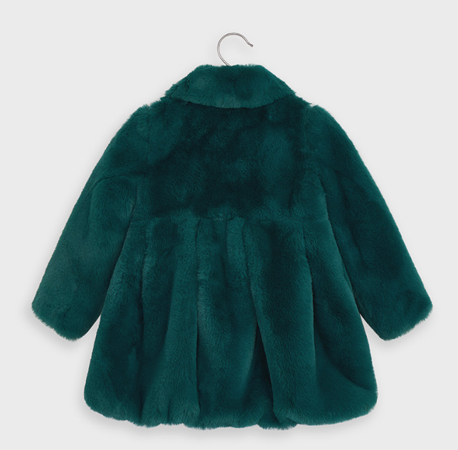 Emerald Green Fur Coat
