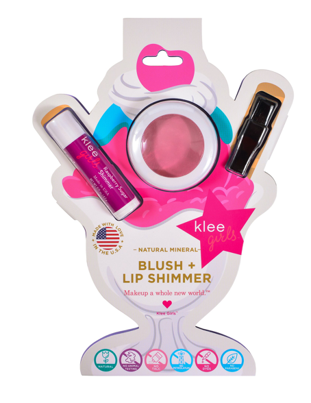 Blush and Lip Shimmer