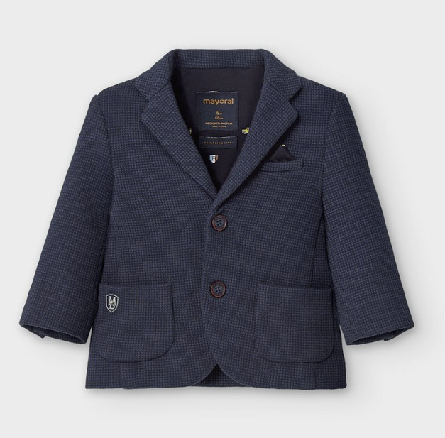 Baby Boy Formal Blazer in Houndstooth (2477)