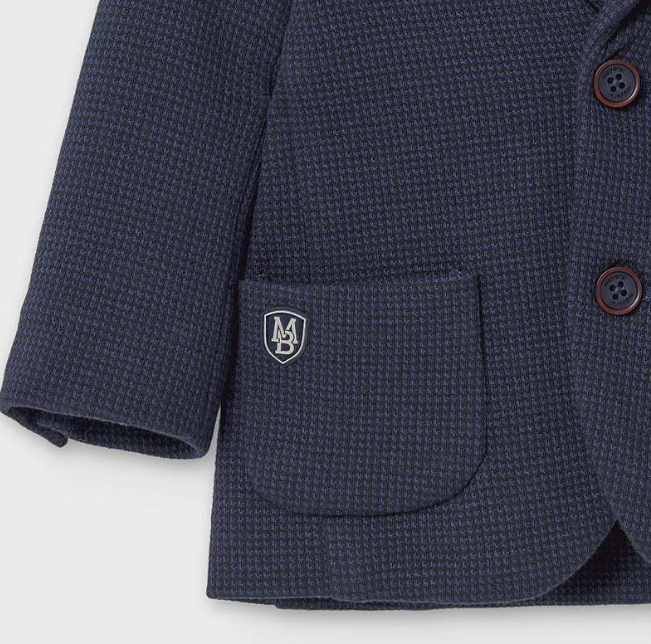 Baby Boy Formal Blazer in Houndstooth (2477)