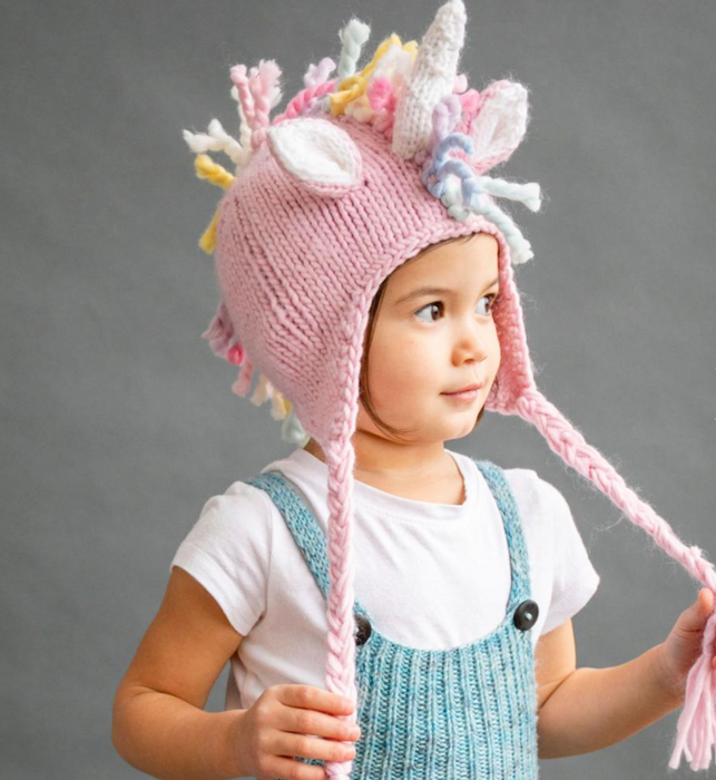 Ella Unicorn Hat- Pink