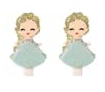 Cute Doll Alligator Clip | Blonde Hair