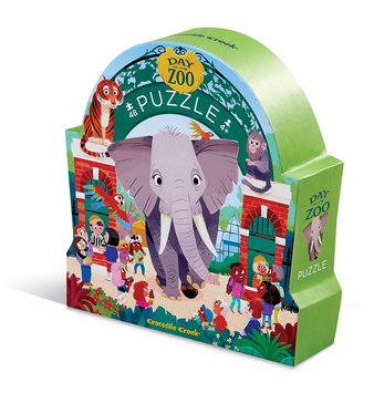48 Piece Puzzle  | Day at the Zoo