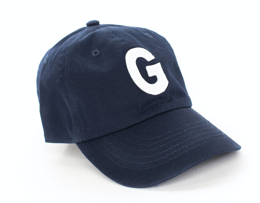 Navy Letter Baseball Hat (Baby: 0-12 Months)