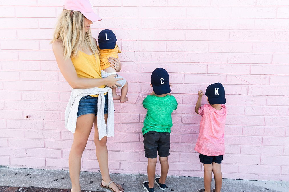 Navy Letter Baseball Hat (Toddler: 1-4 Years)