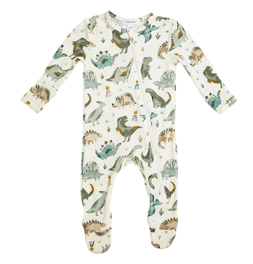 Dinosaur Zipper Footie