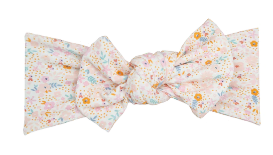 Floral Dino Headband (0-12 Months