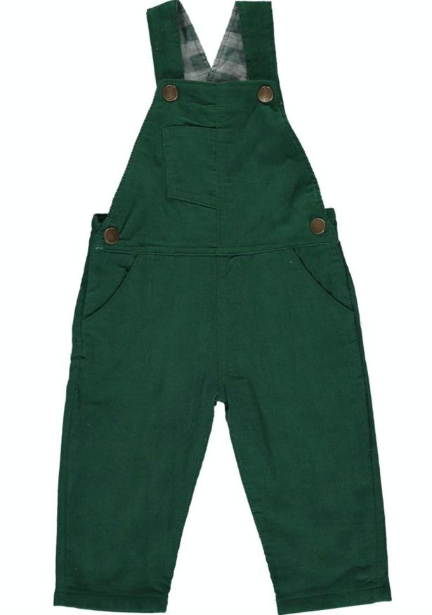 Green Cord Overalls