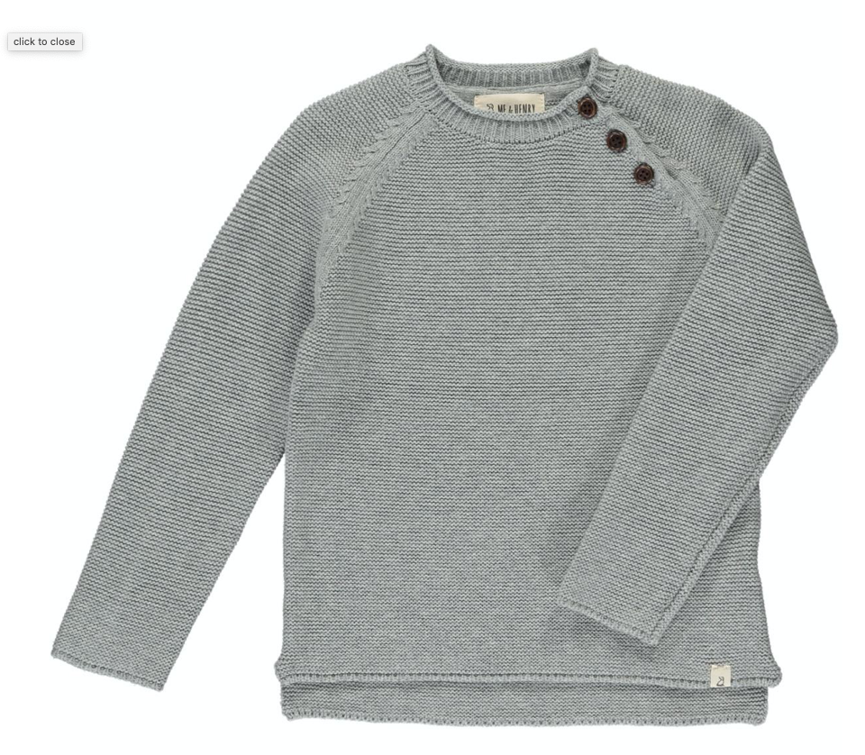 Grey Cotton Sweater
