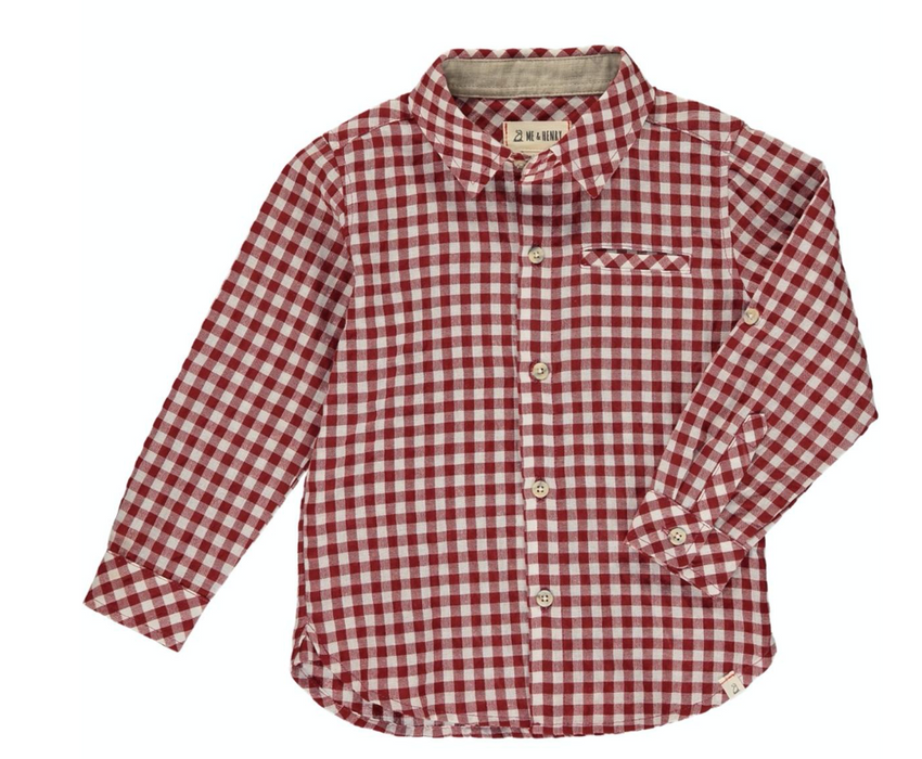 Rust Plaid Shirt