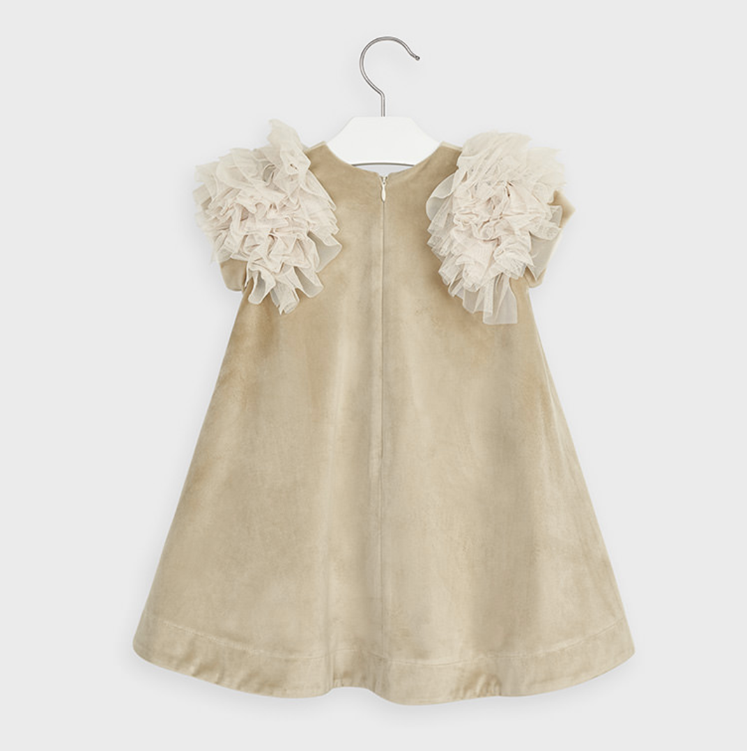 Gold Velvet Dress (4965)