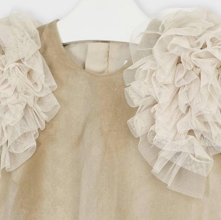 Gold Velvet Dress (4965)