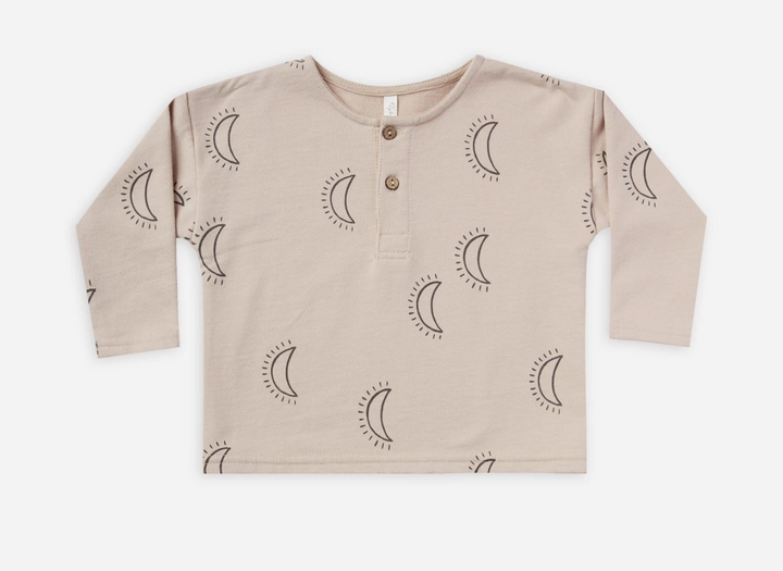 Long Sleeve Moons Henley