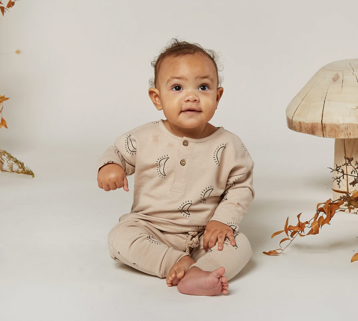 Long Sleeve Moons Henley