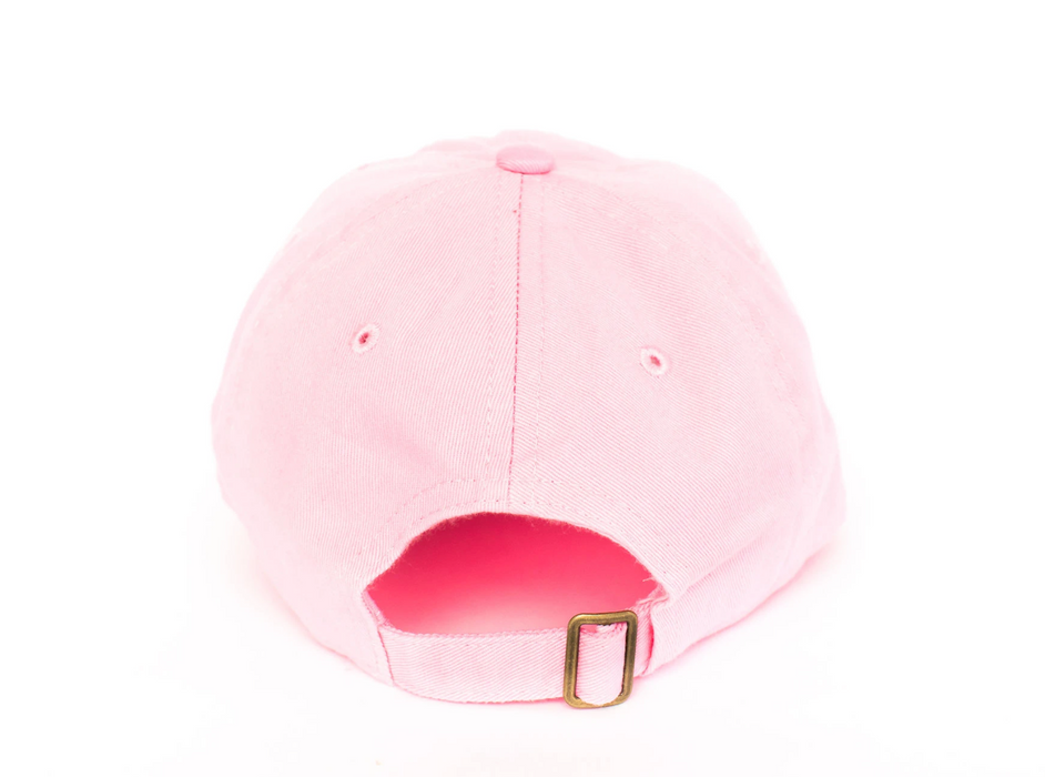 Light Pink Letter Baseball Hat (5-10 Years)