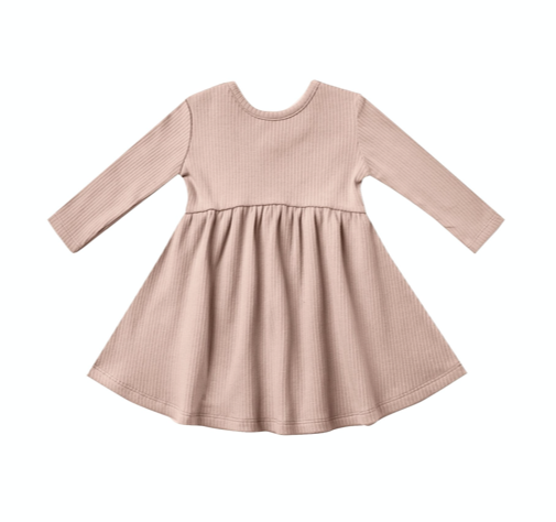 Ribbed Longsleeve Dress | Petal