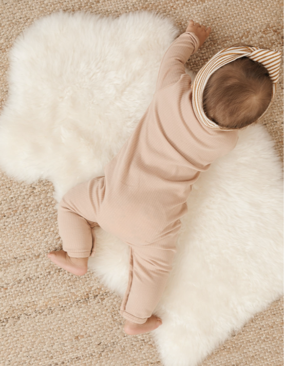 Ribbed Footie | Petal