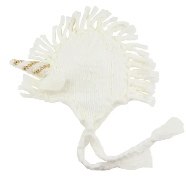 Ella Unicorn Hat- White