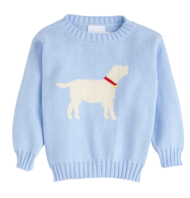 Lab Intarsia Sweater - Blue