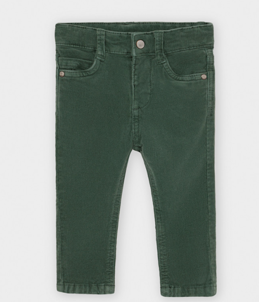 Slim Fit Pine Corduroy Pants (502)