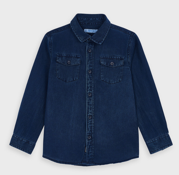 Long Sleeve Denim Shirt