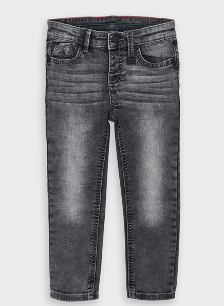 Slim Fit Gris Denim Pants (4539)