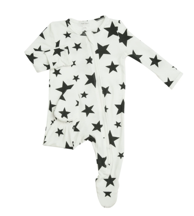 Stars Zipper Footie